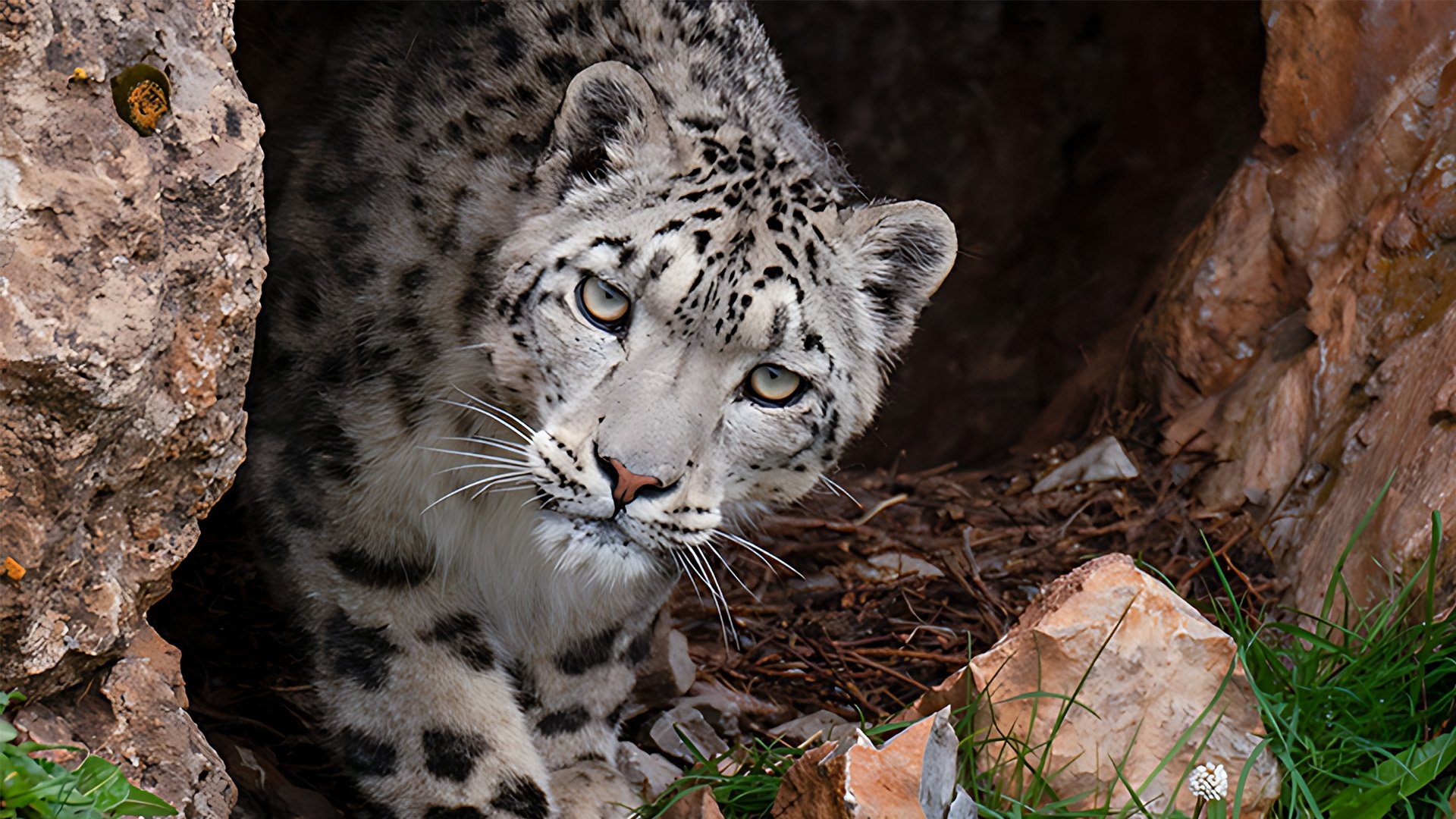 Backdrop for Snow Leopards and Friends