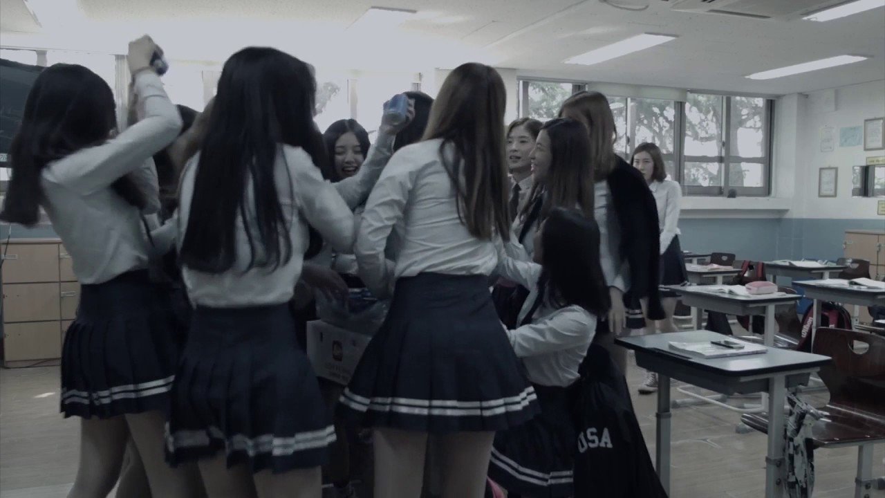 Backdrop for School Girl