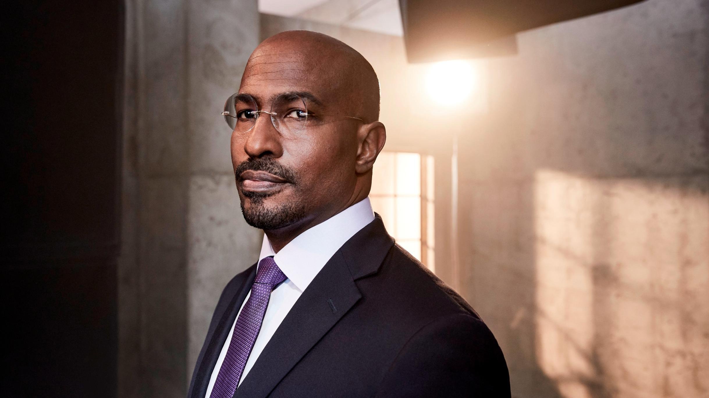 Backdrop for The Redemption Project with Van Jones