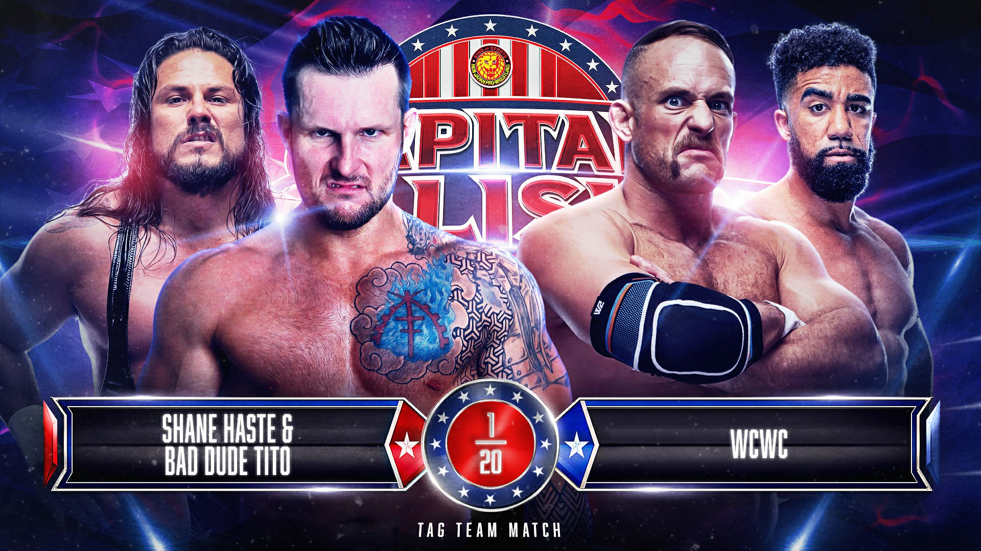 Backdrop for NJPW Capital Collision 2023: Preshow