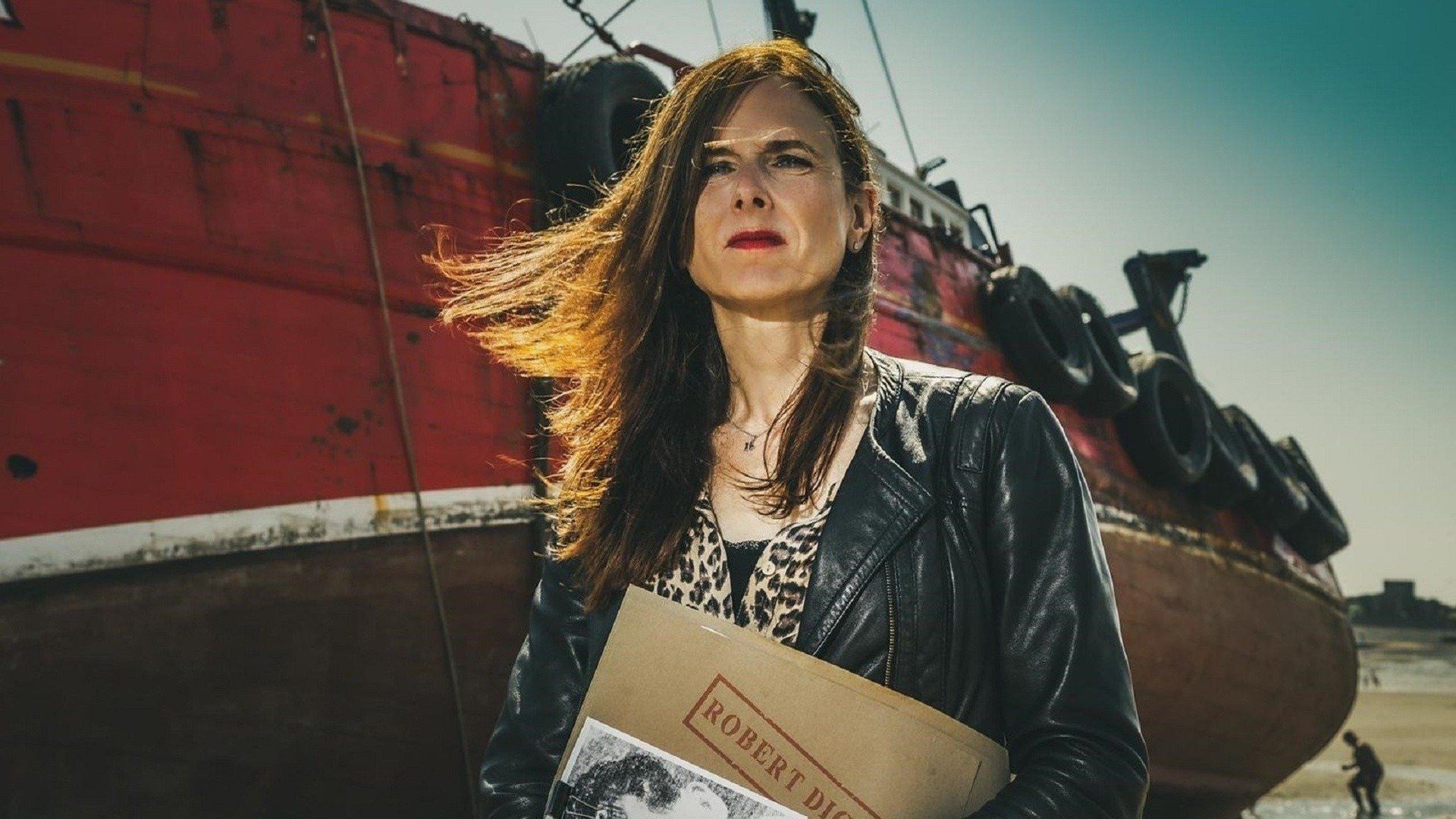 Backdrop for Murder by the Sea