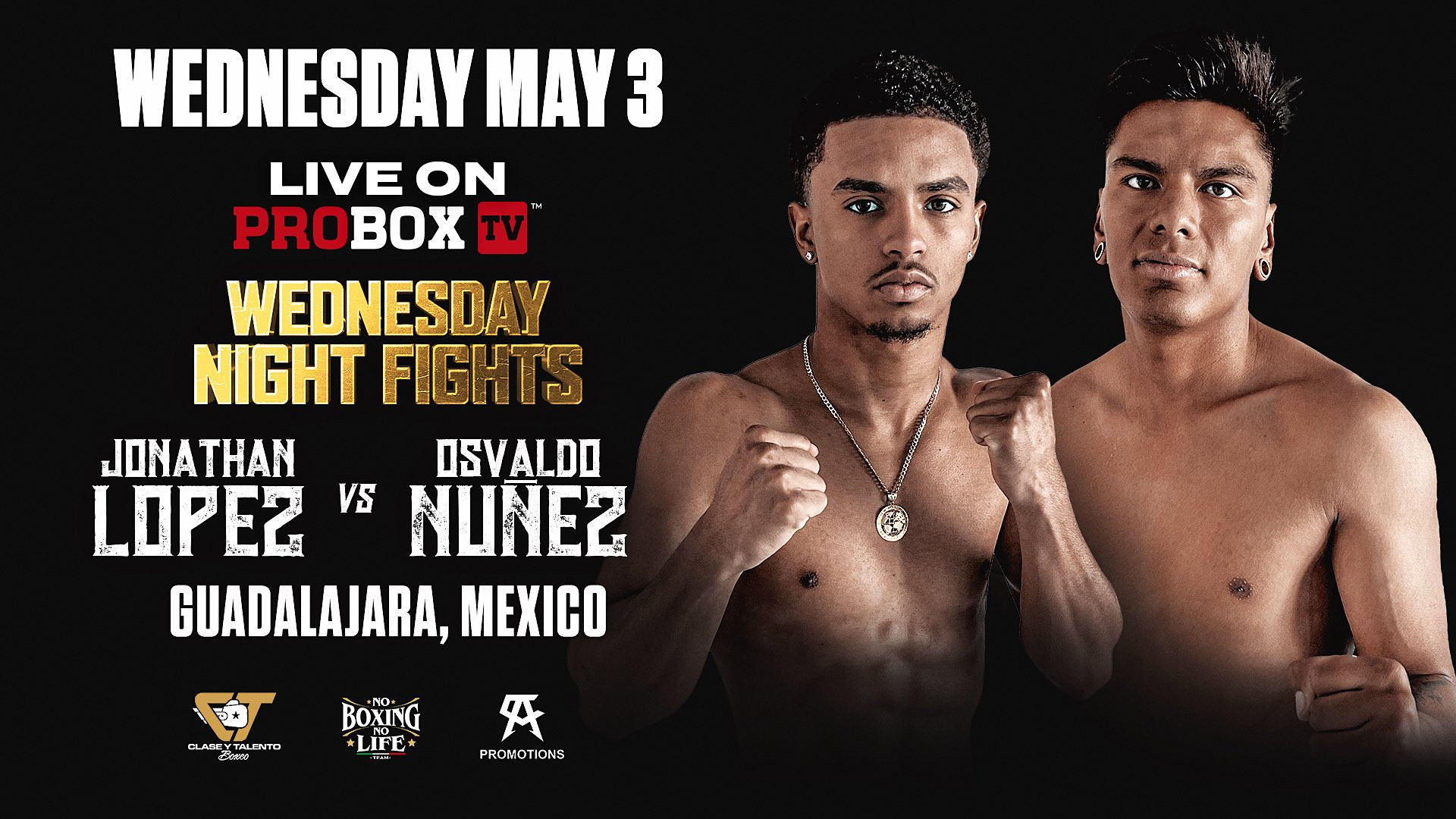 Backdrop for Jonathan Lopez vs. Osvaldo Nunez