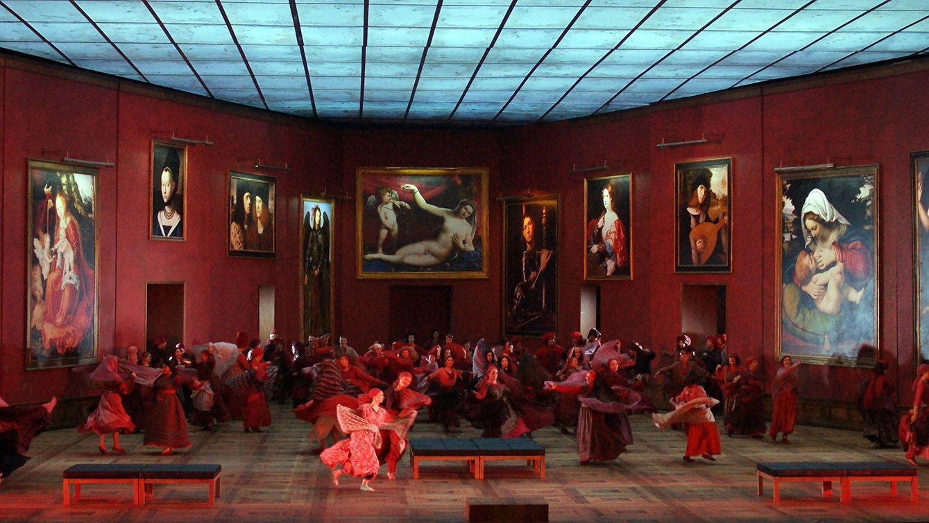 Backdrop for Il Trovatore