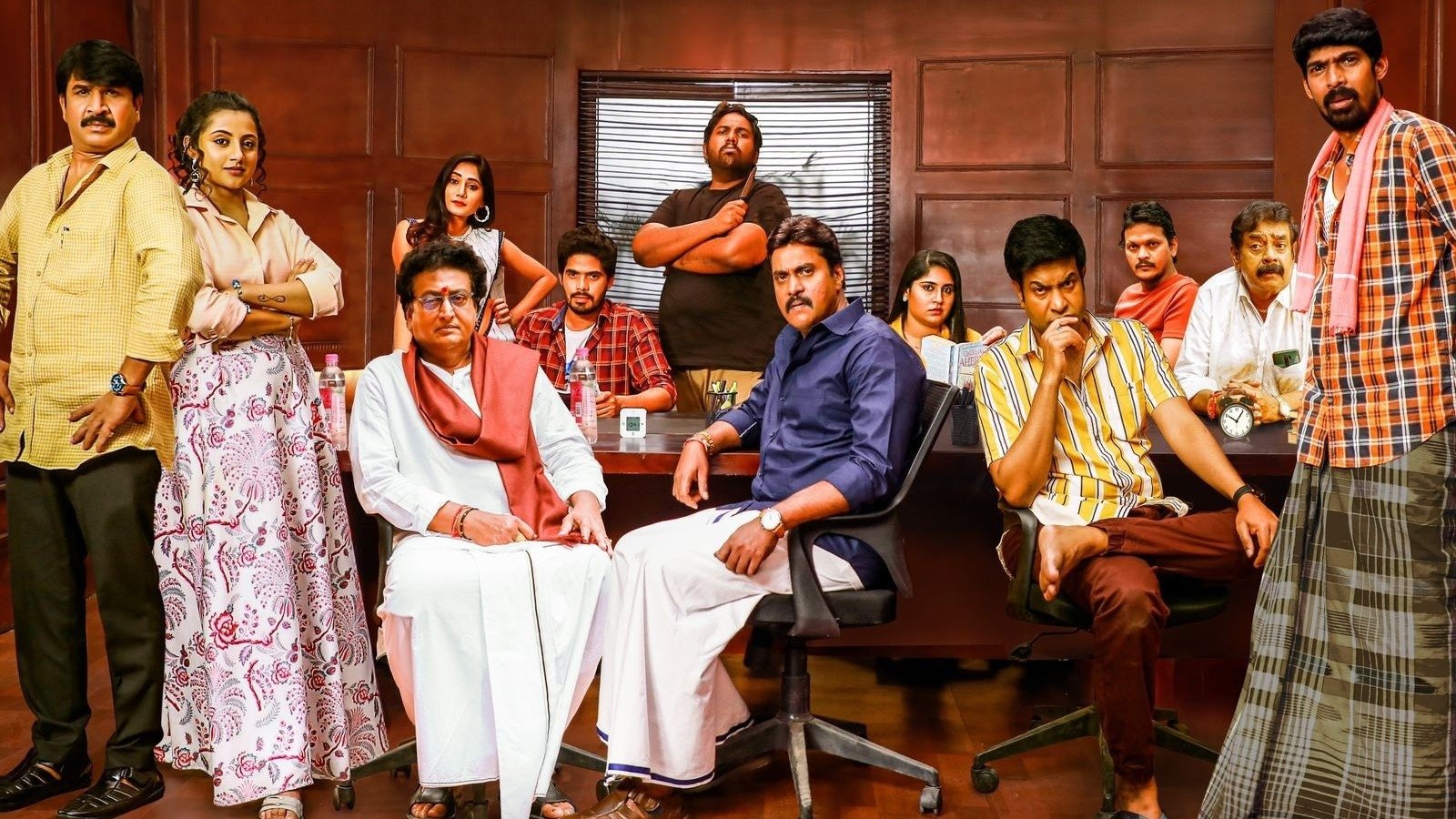 Backdrop for Bhuvanavijayam