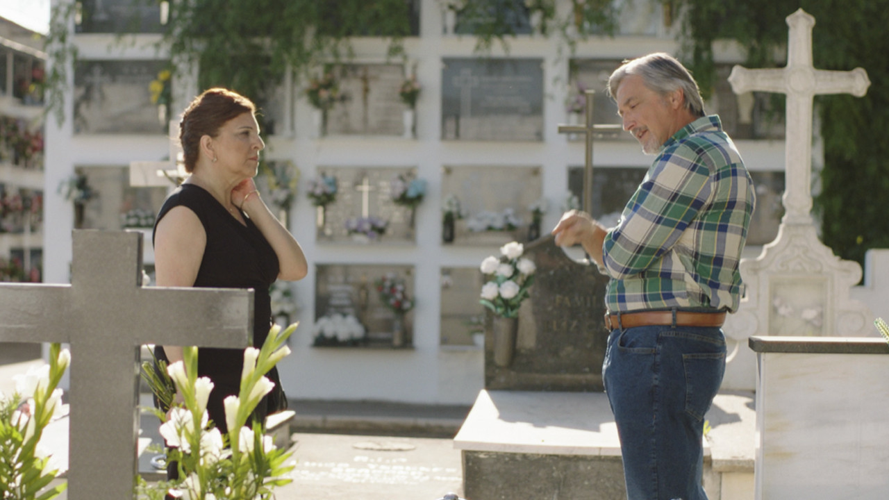 Backdrop for Neighboring Graves
