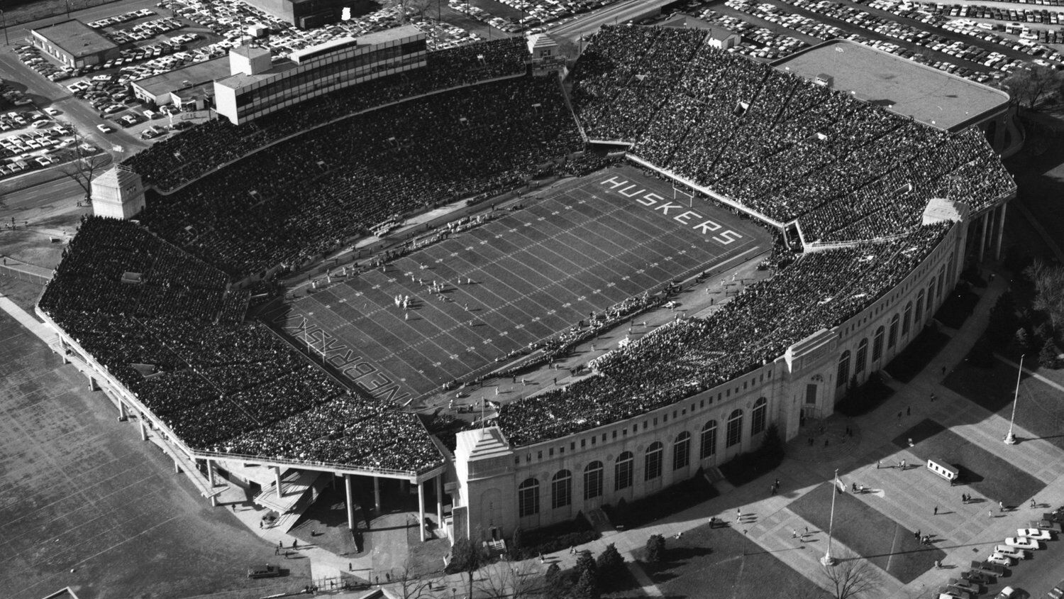 Backdrop for In the Deed the Glory: Memorial Stadium