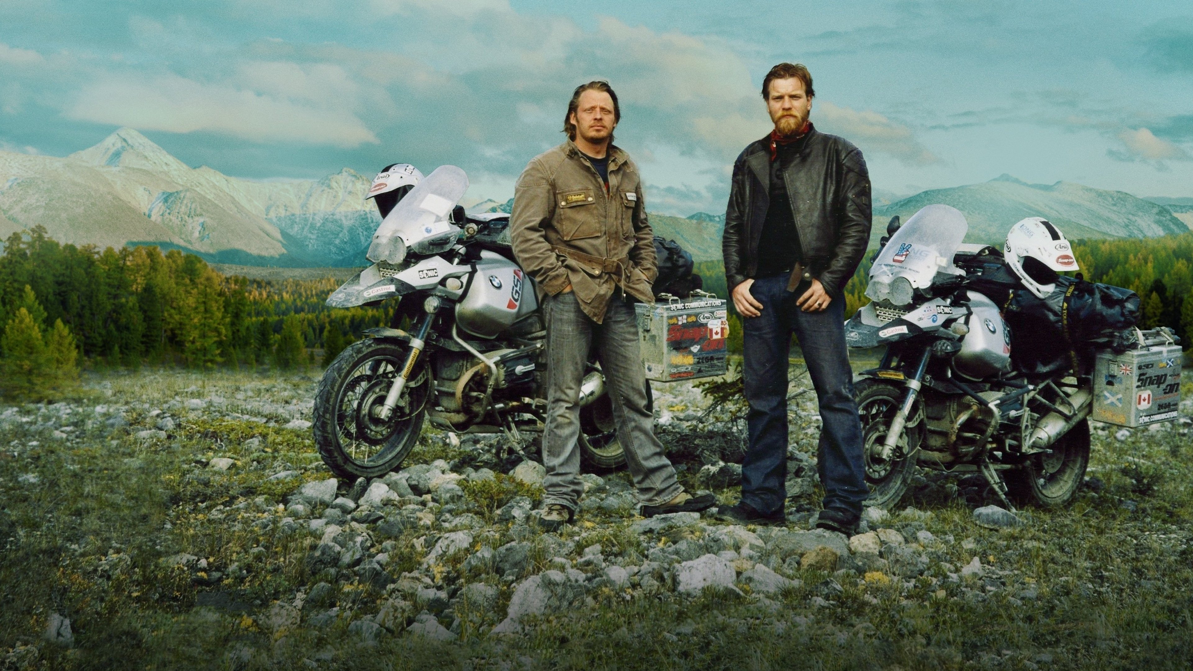 Backdrop for Long Way Round