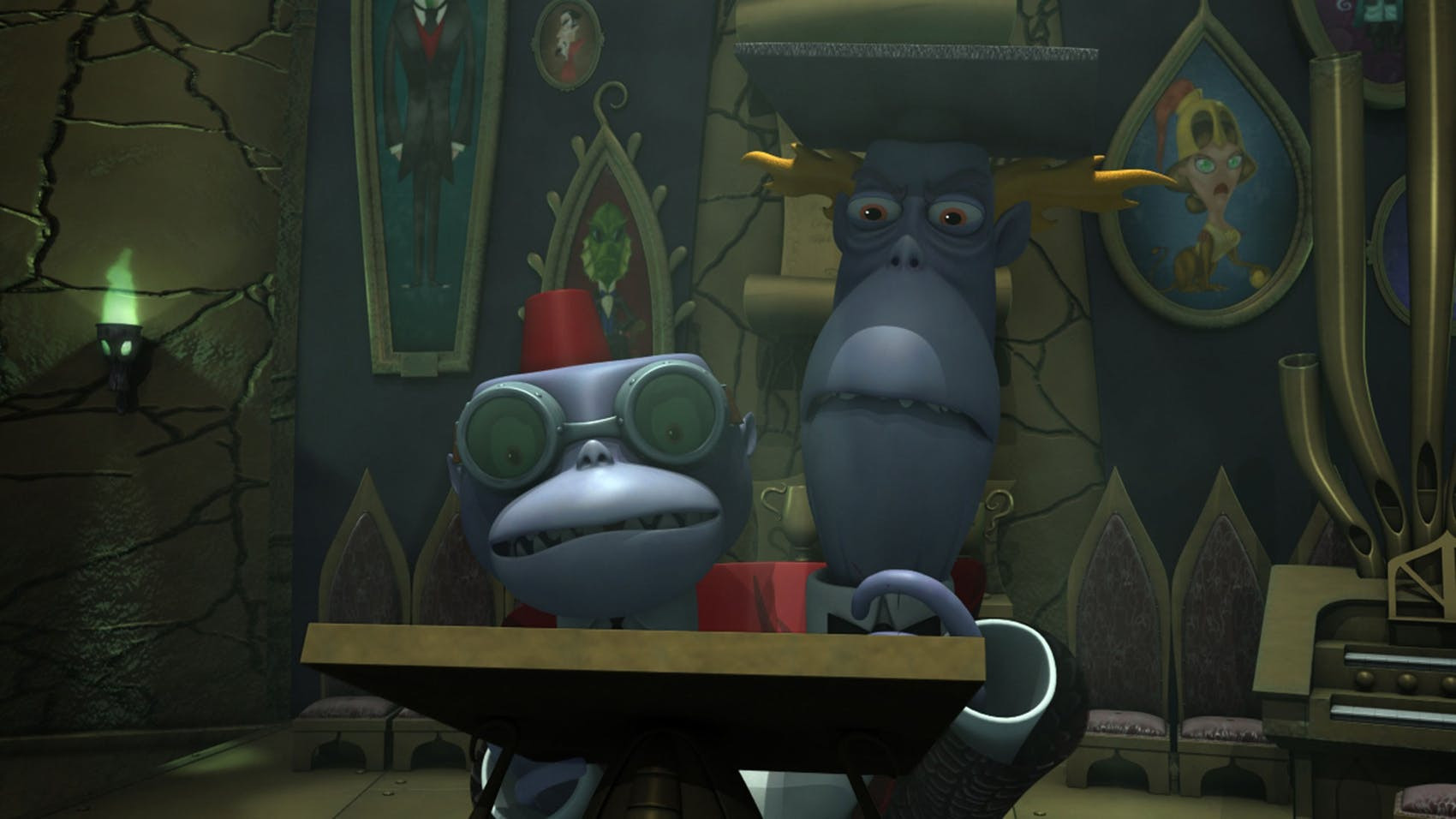 Backdrop for Casper's Scare School