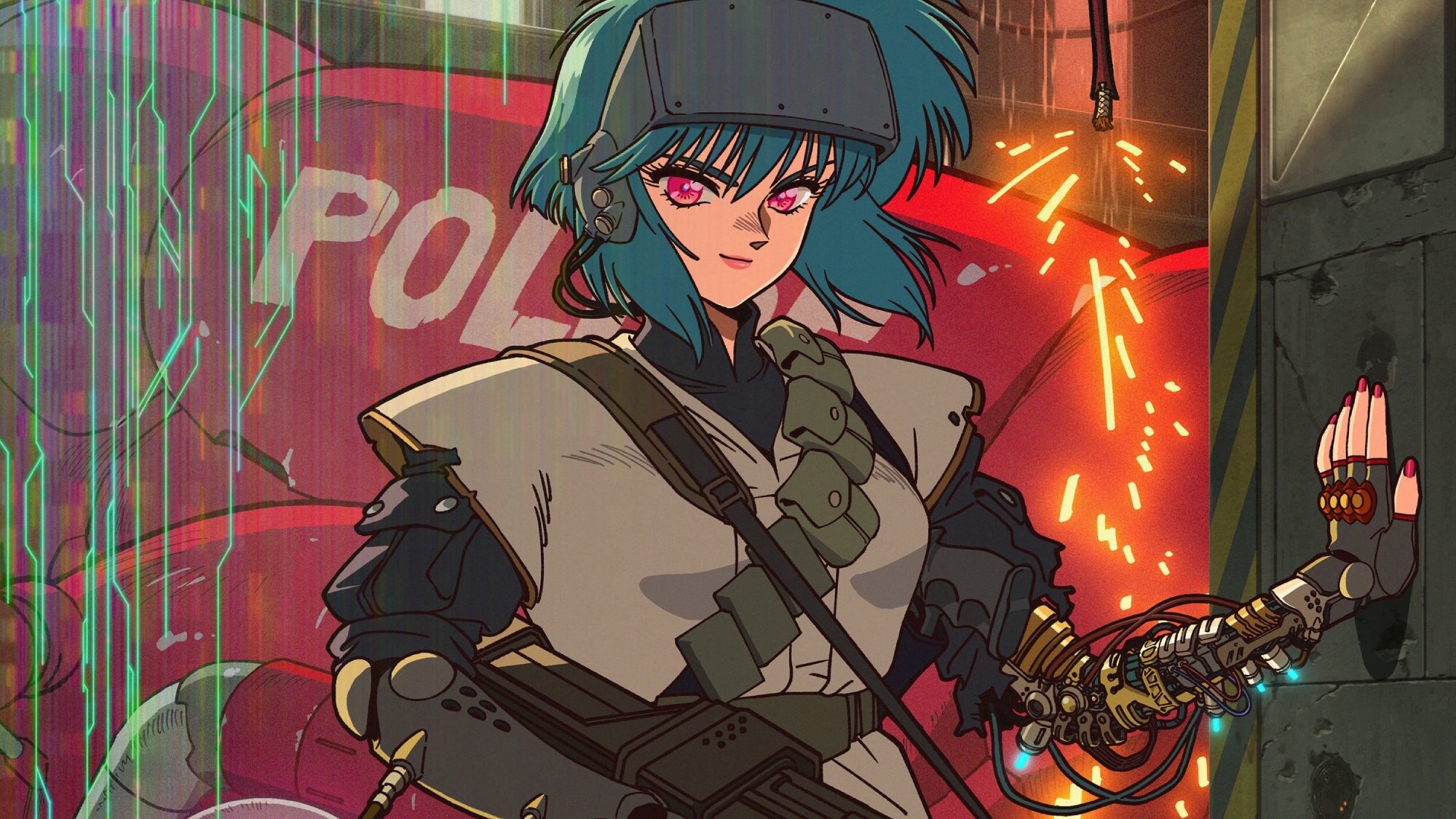 Backdrop for THE GHOST IN THE SHELL