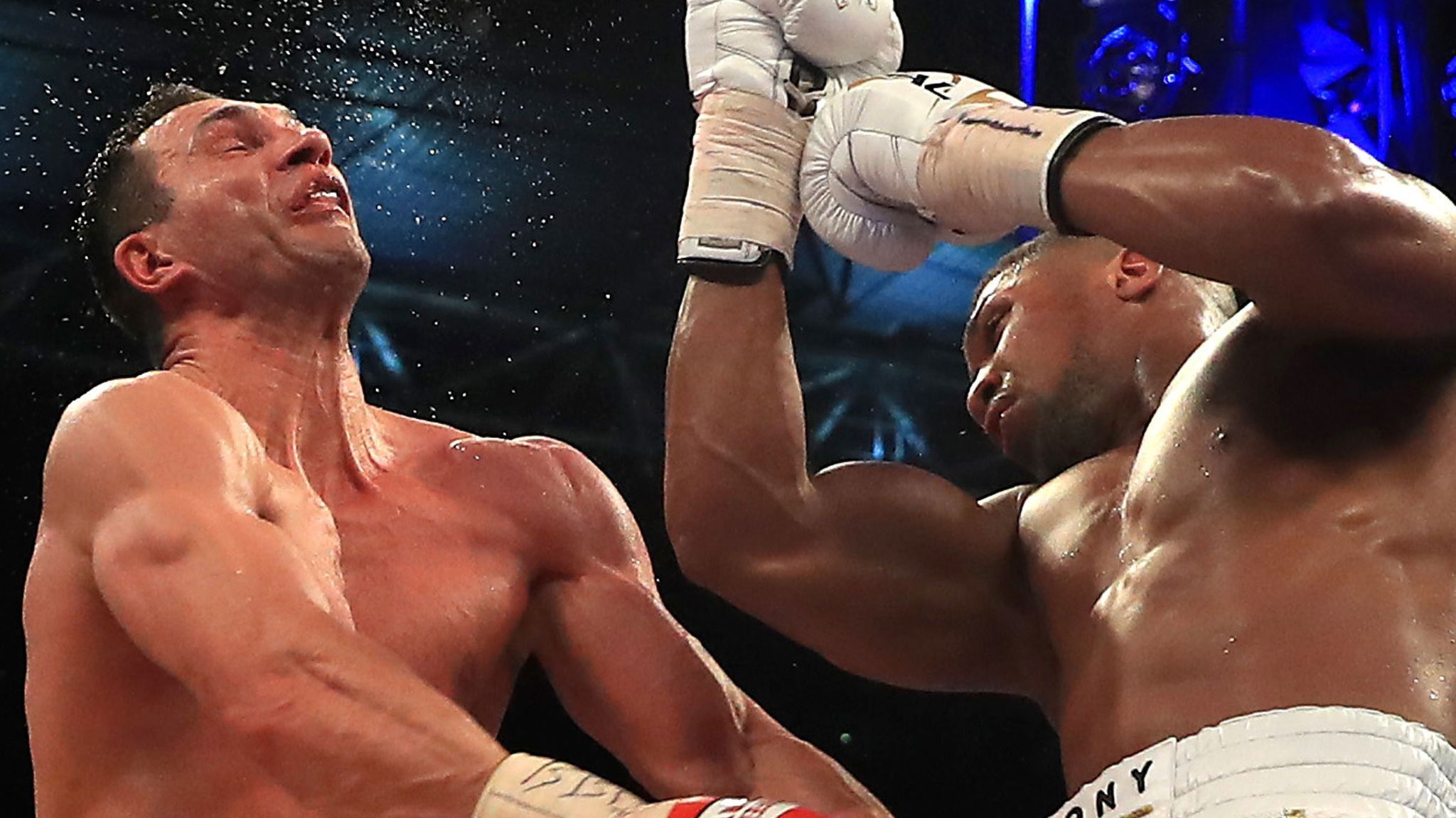 Backdrop for Anthony Joshua vs. Wladimir Klitschko