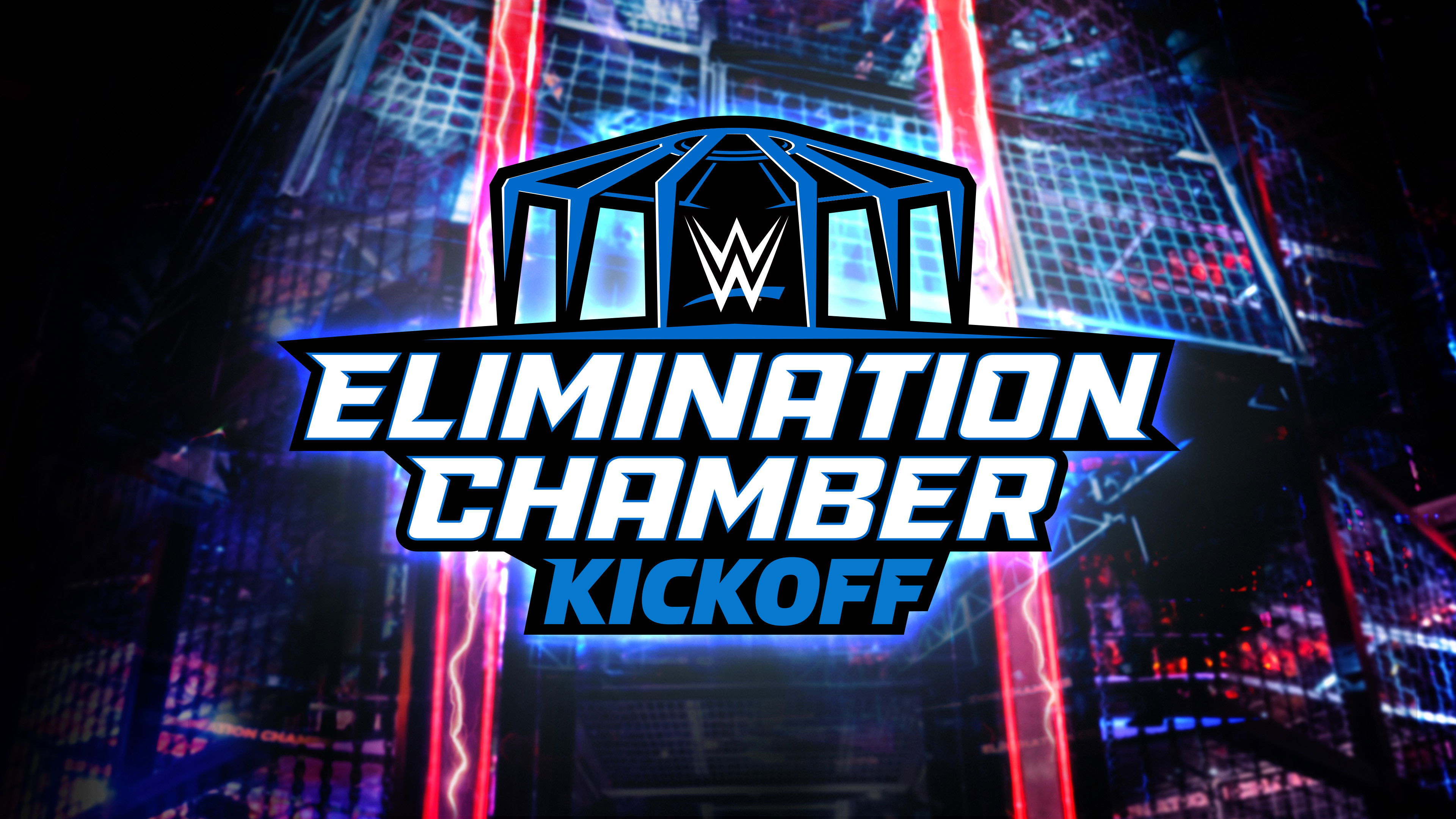 Backdrop for WWE Elimination Chamber 2023 Kickoff