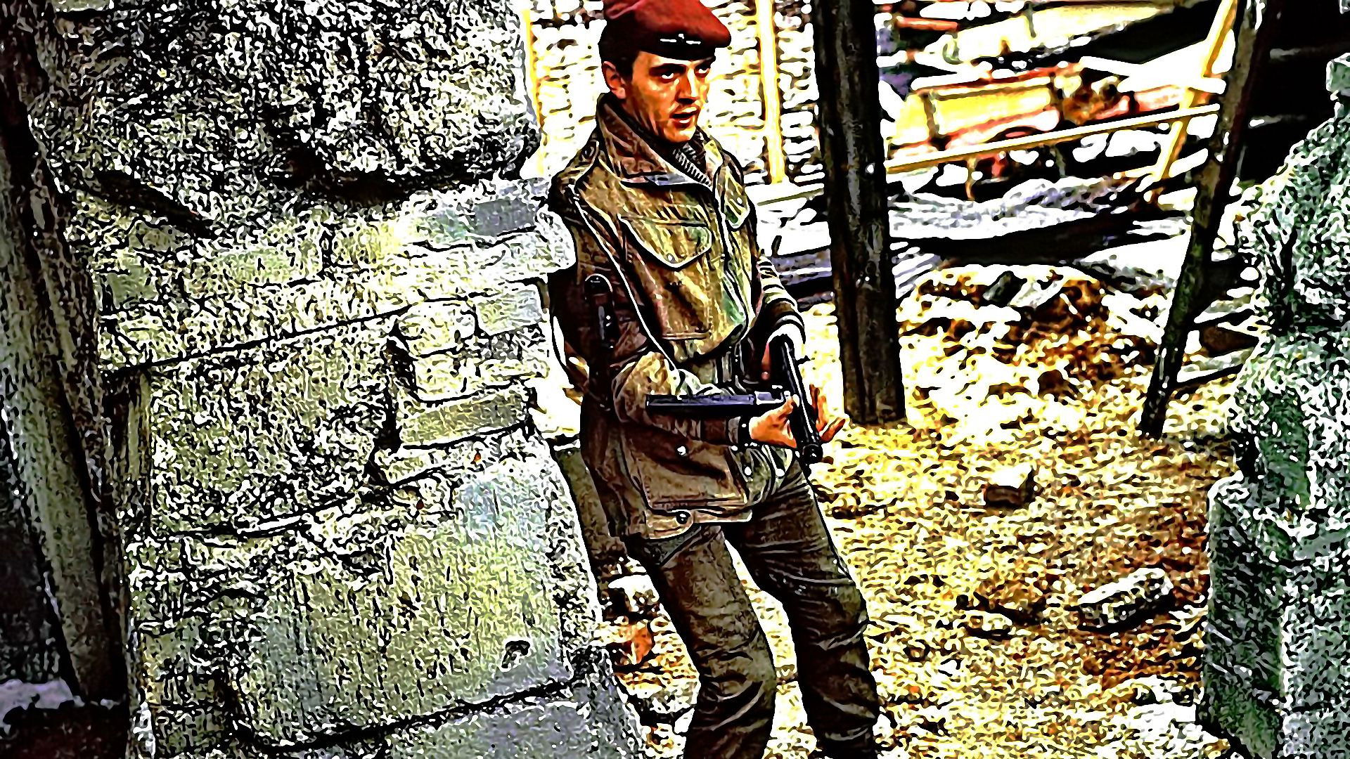 Backdrop for The Long Day's Dying