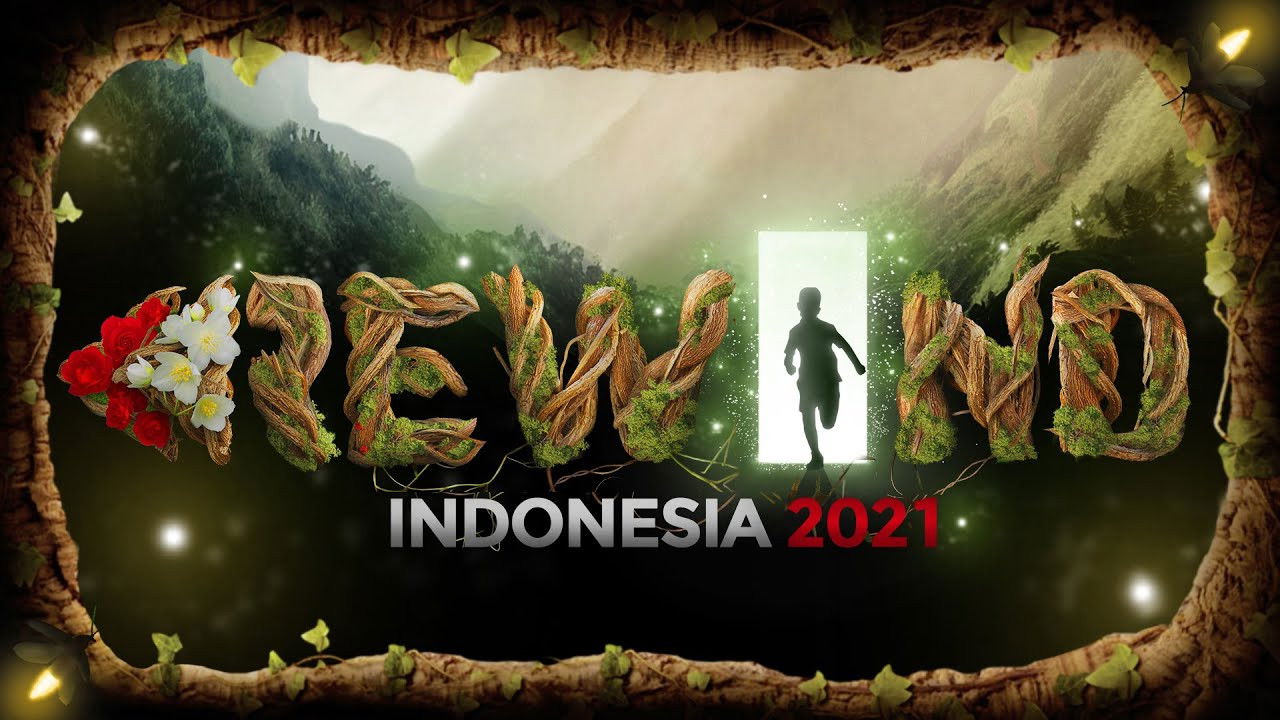 Backdrop for REWIND INDONESIA 2021