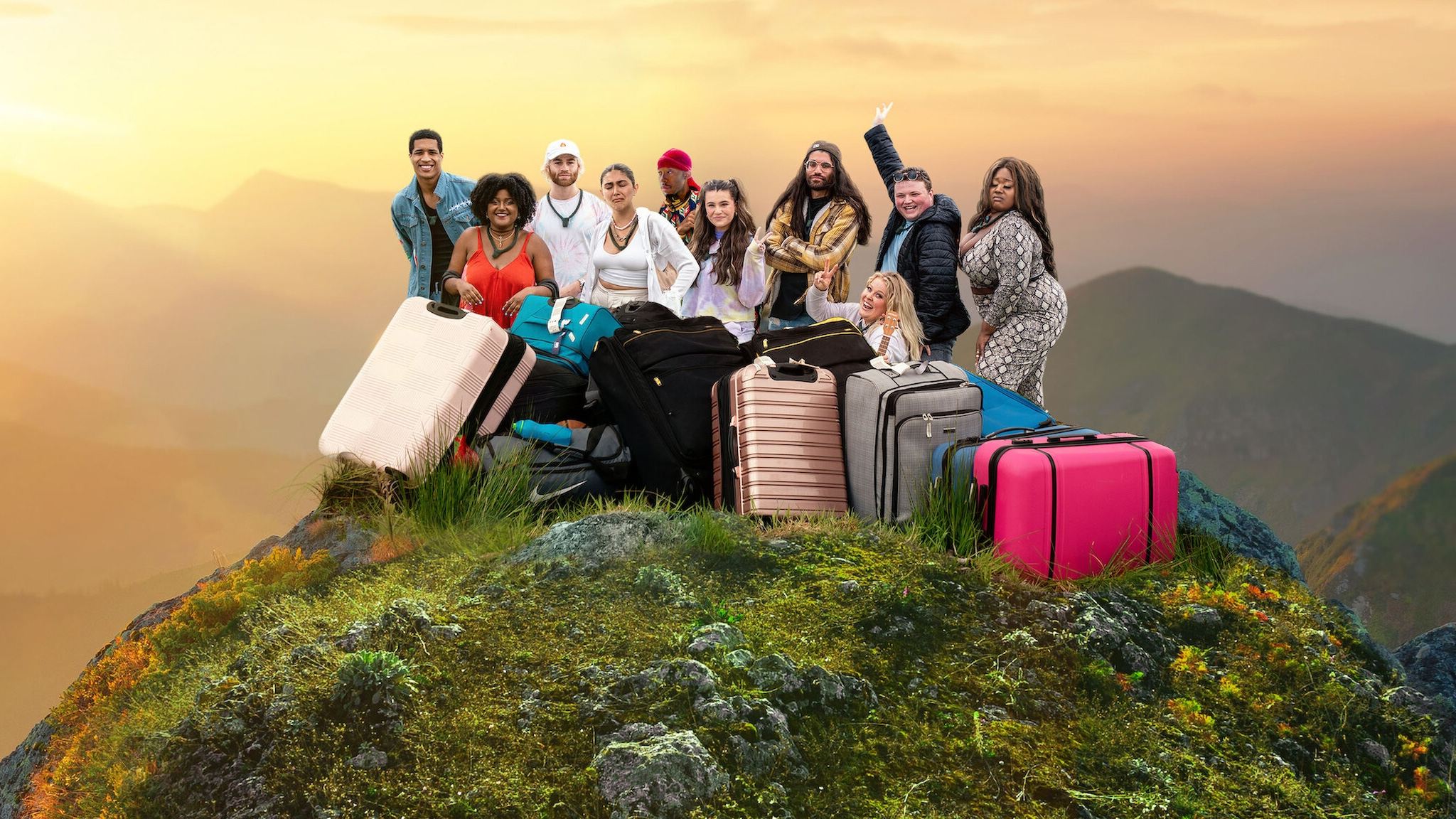 Backdrop for Snowflake Mountain