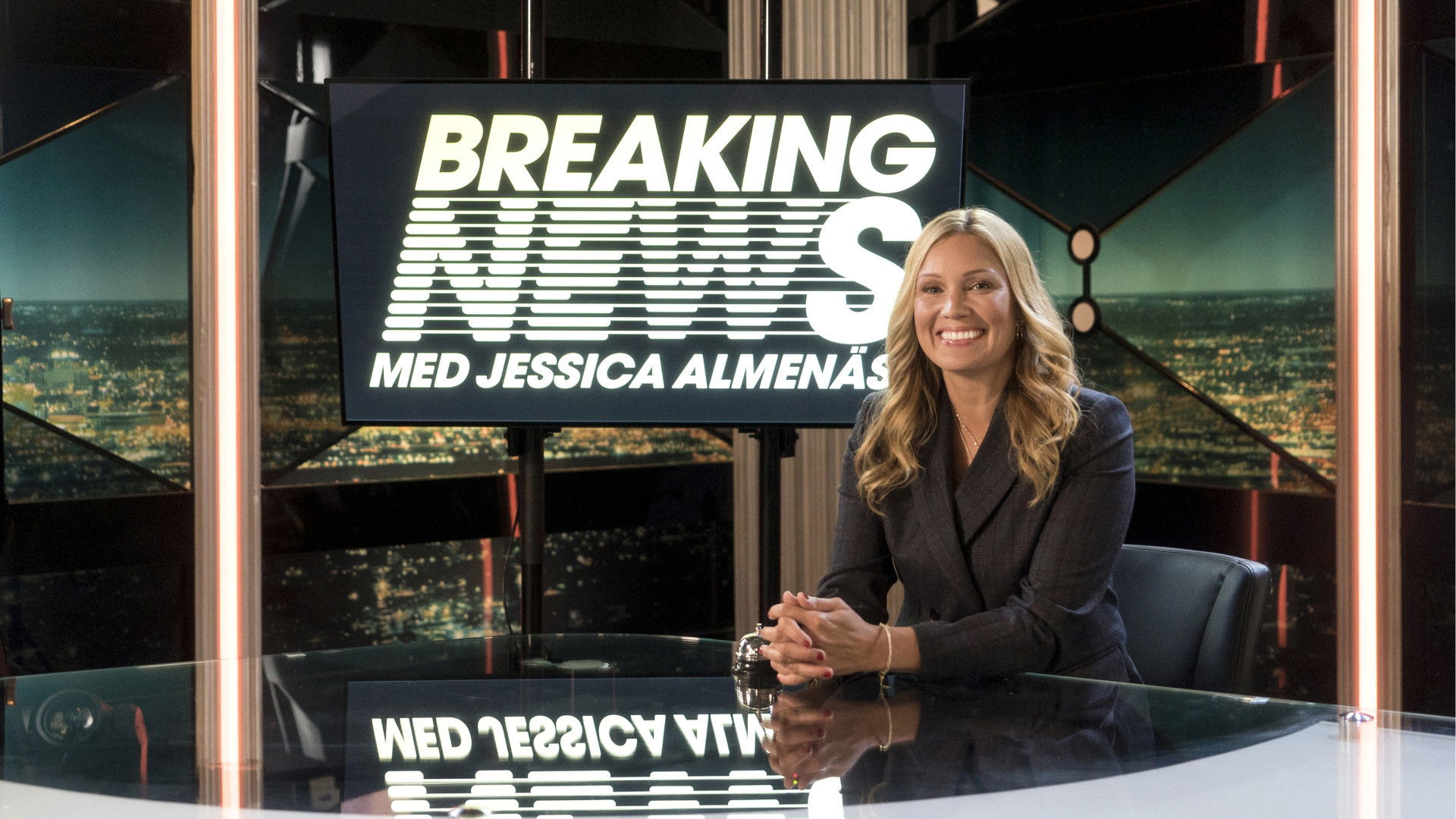 Backdrop for Breaking News with Jessica Almenäs
