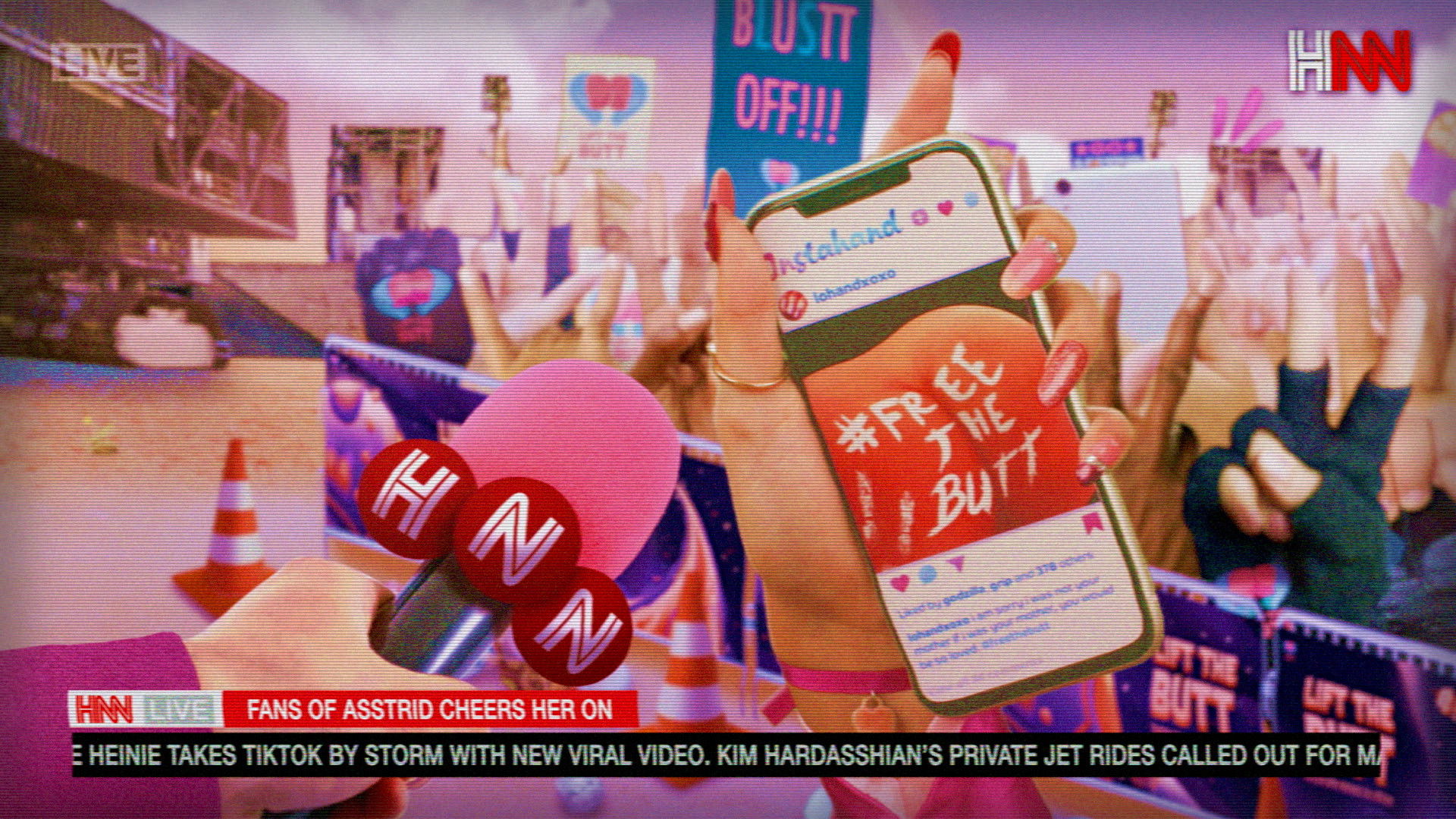 Backdrop for Hot Buns