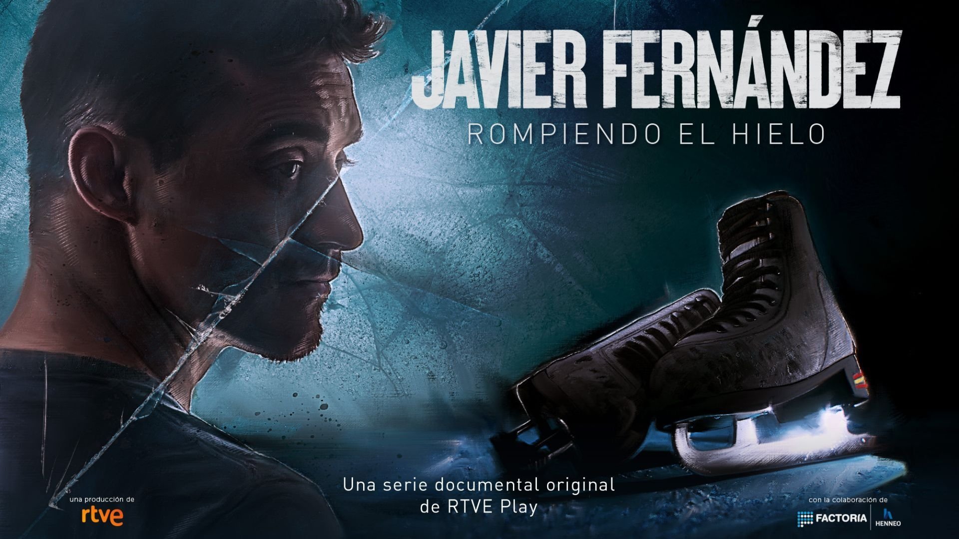 Backdrop for Javier Fernández. Rompiendo el hielo