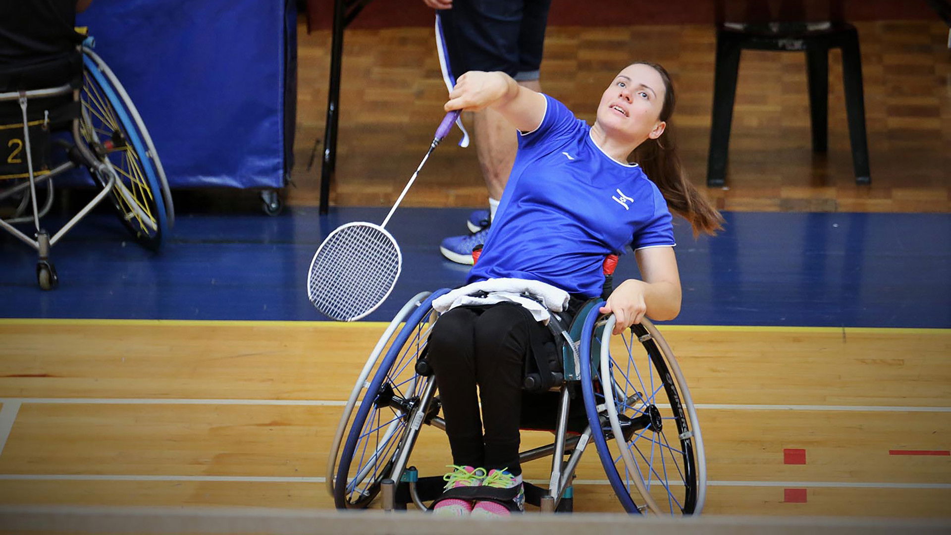 Backdrop for Nina is an Athlete