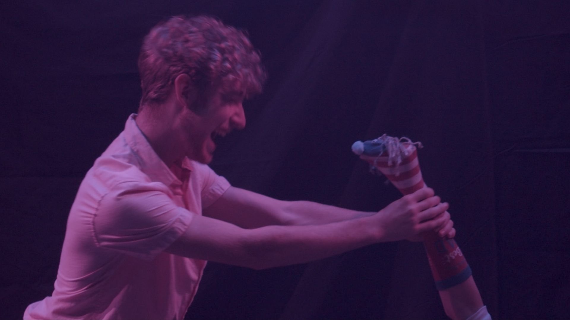 Backdrop for Sock Puppet Uprising