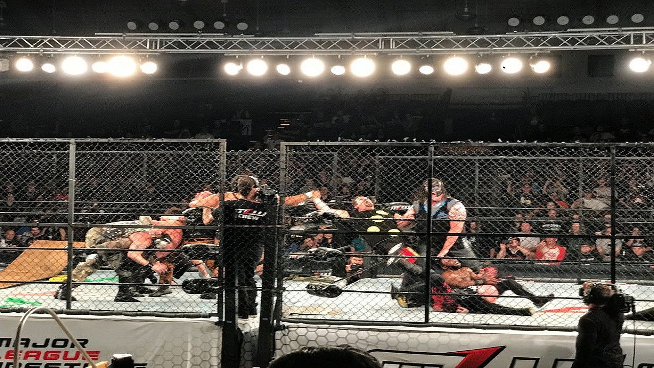 Backdrop for MLW War Games 2018
