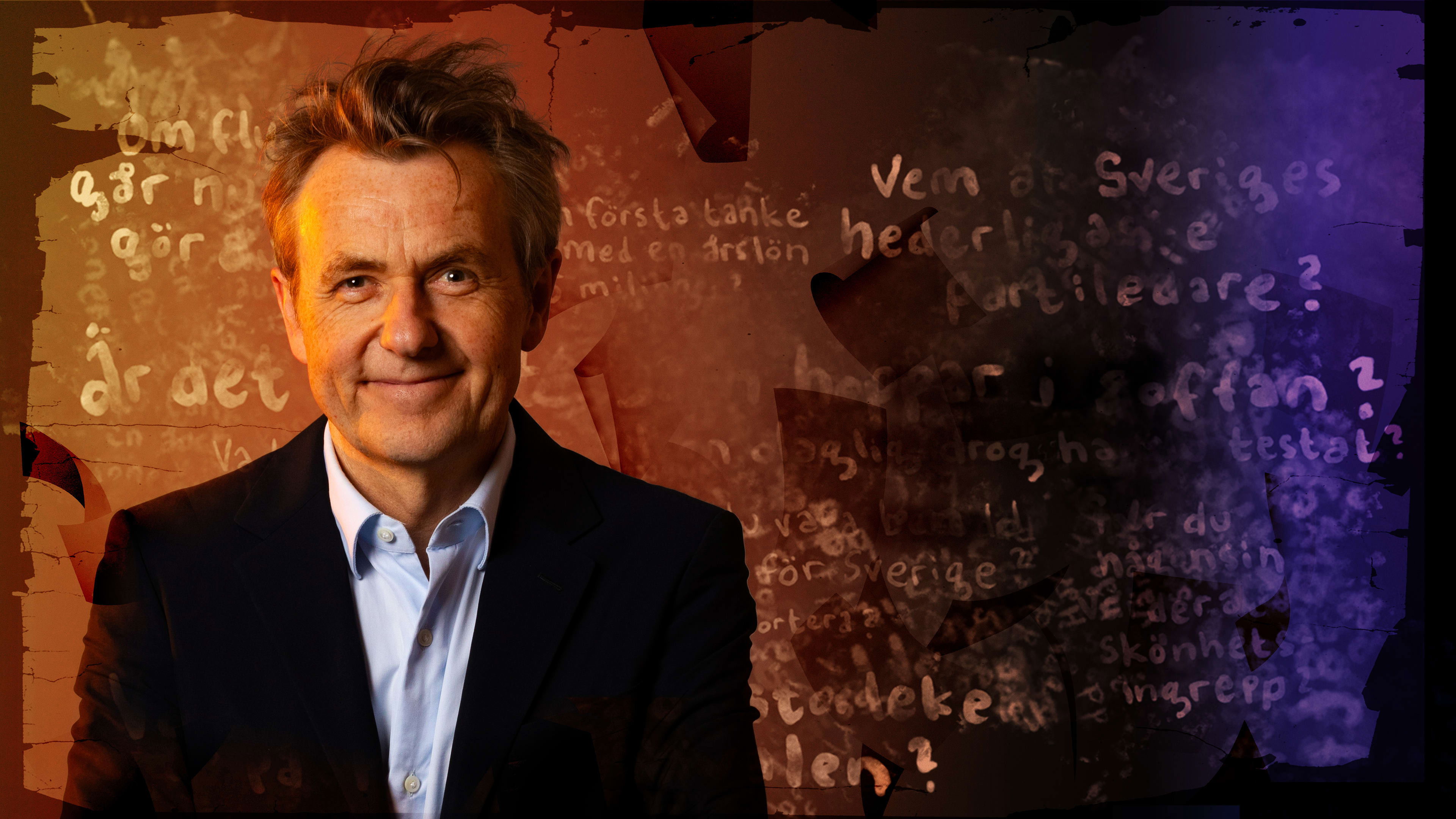 Backdrop for Skavlan & Sverige