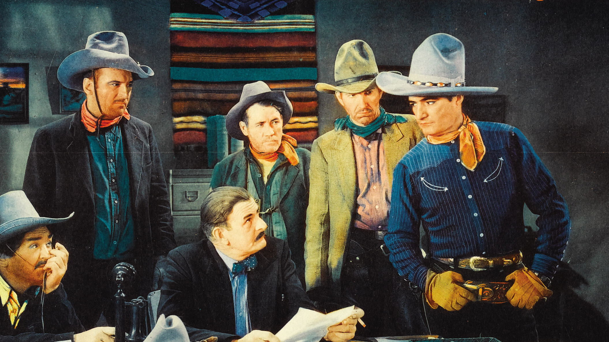 Backdrop for Flaming Guns