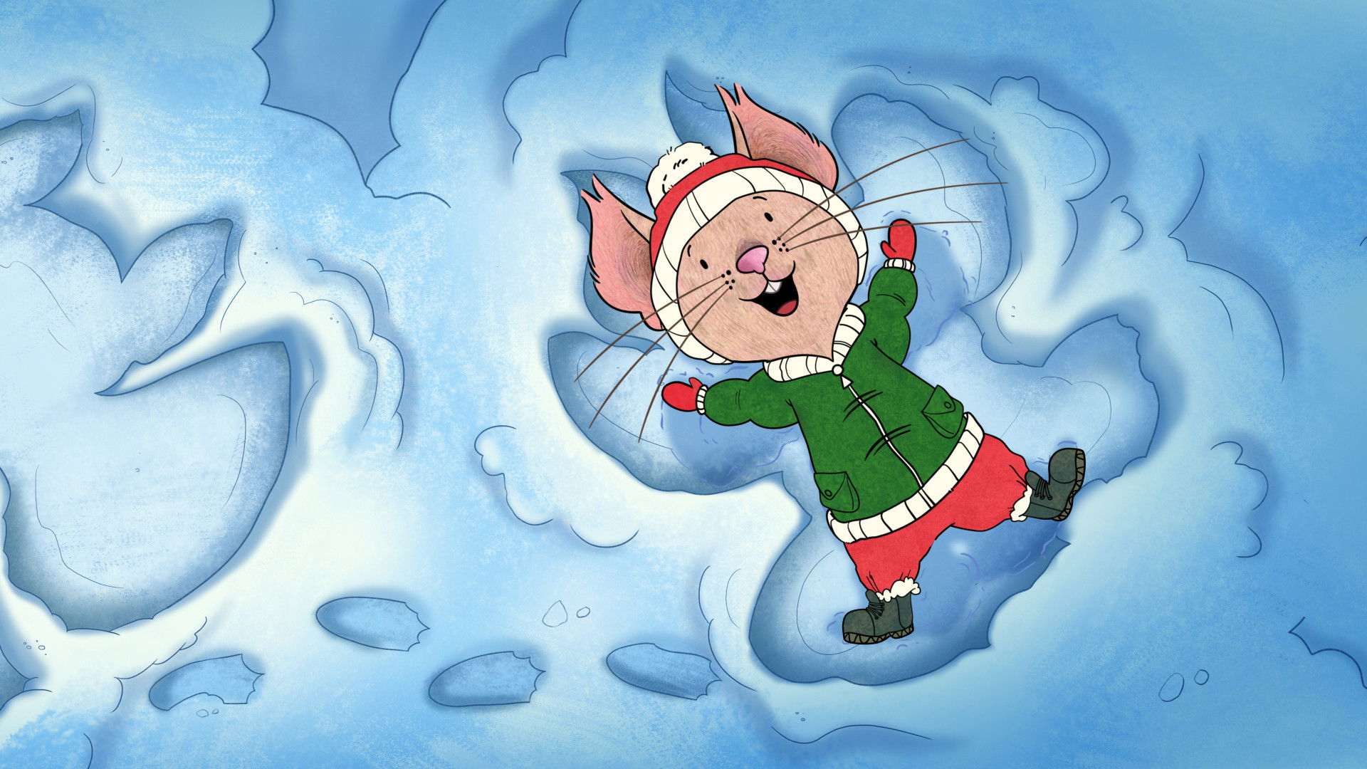 Backdrop for If You Give a Mouse a Christmas Cookie