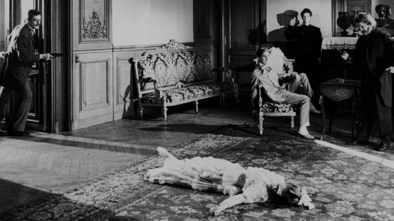 Backdrop for The Hypothesis of the Stolen Painting