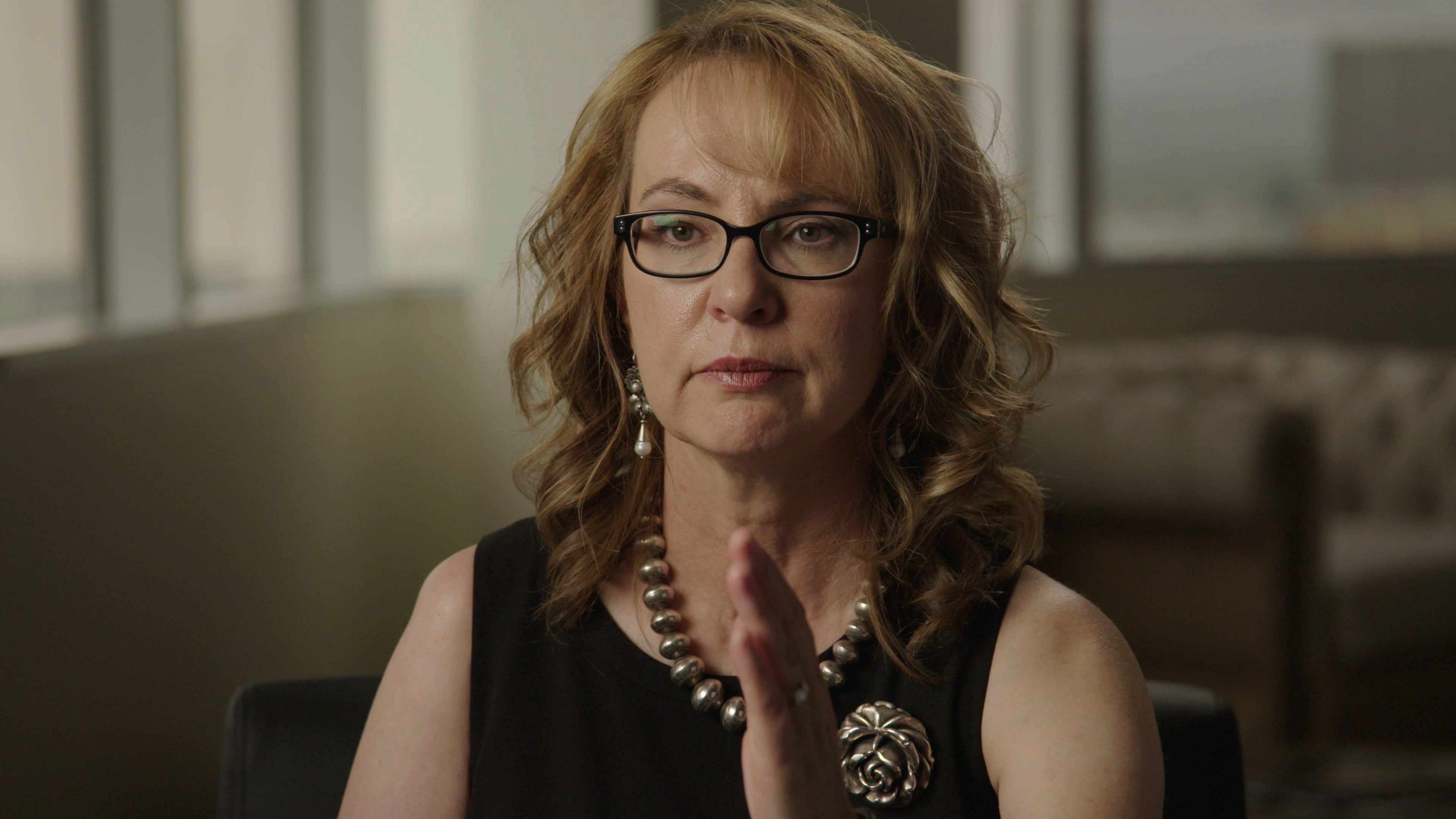 Backdrop for Gabby Giffords Won't Back Down