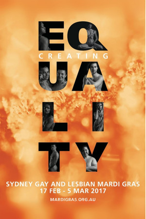 Poster for Sydney Gay and Lesbian Mardi Gras 2017