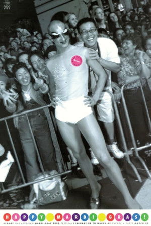 Poster for Sydney Gay and Lesbian Mardi Gras 2002