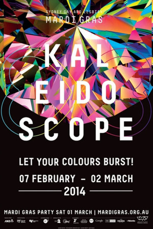 Poster for Sydney Gay and Lesbian Mardi Gras 2014