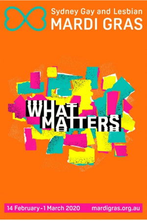 Poster for Sydney Gay and Lesbian Mardi Gras 2020