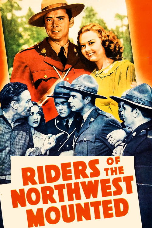 Poster for Riders of the Northwest Mounted
